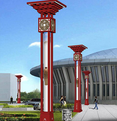齐干却勒街道景观灯