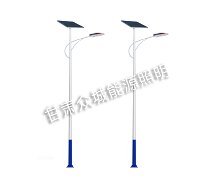 齐干却勒街道复兴号太阳能led路灯