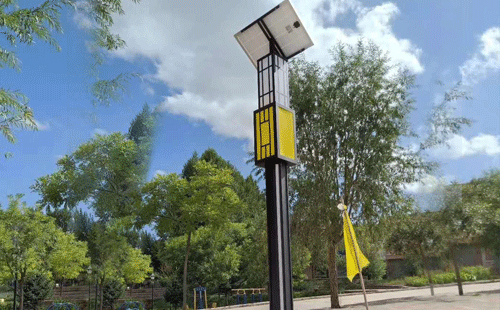 齐干却勒街道智慧路灯安装